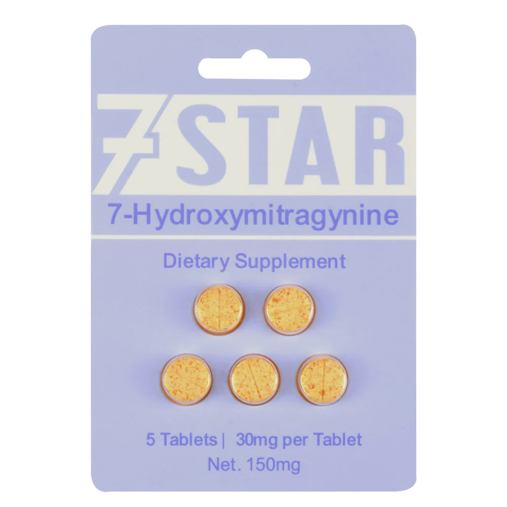 7star 7-hydroxymitragynine 5-tabs 30mg