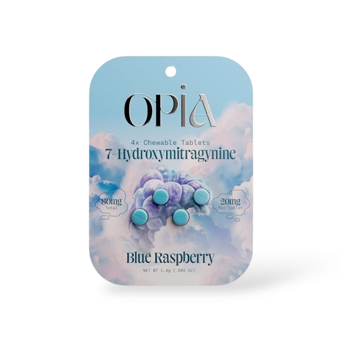 Opia 7-hydro 4tabs Blue Raspberry