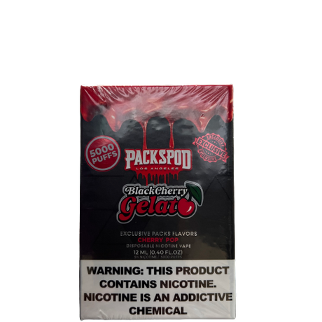 Black Cherry Gelato disposable vape offers a creamy and sweet taste, combined with a hint of black cherry flavor.