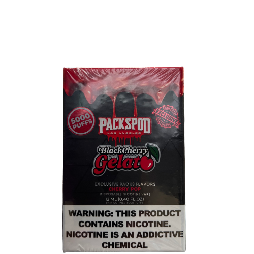 Black Cherry Gelato disposable vape offers a creamy and sweet taste, combined with a hint of black cherry flavor.